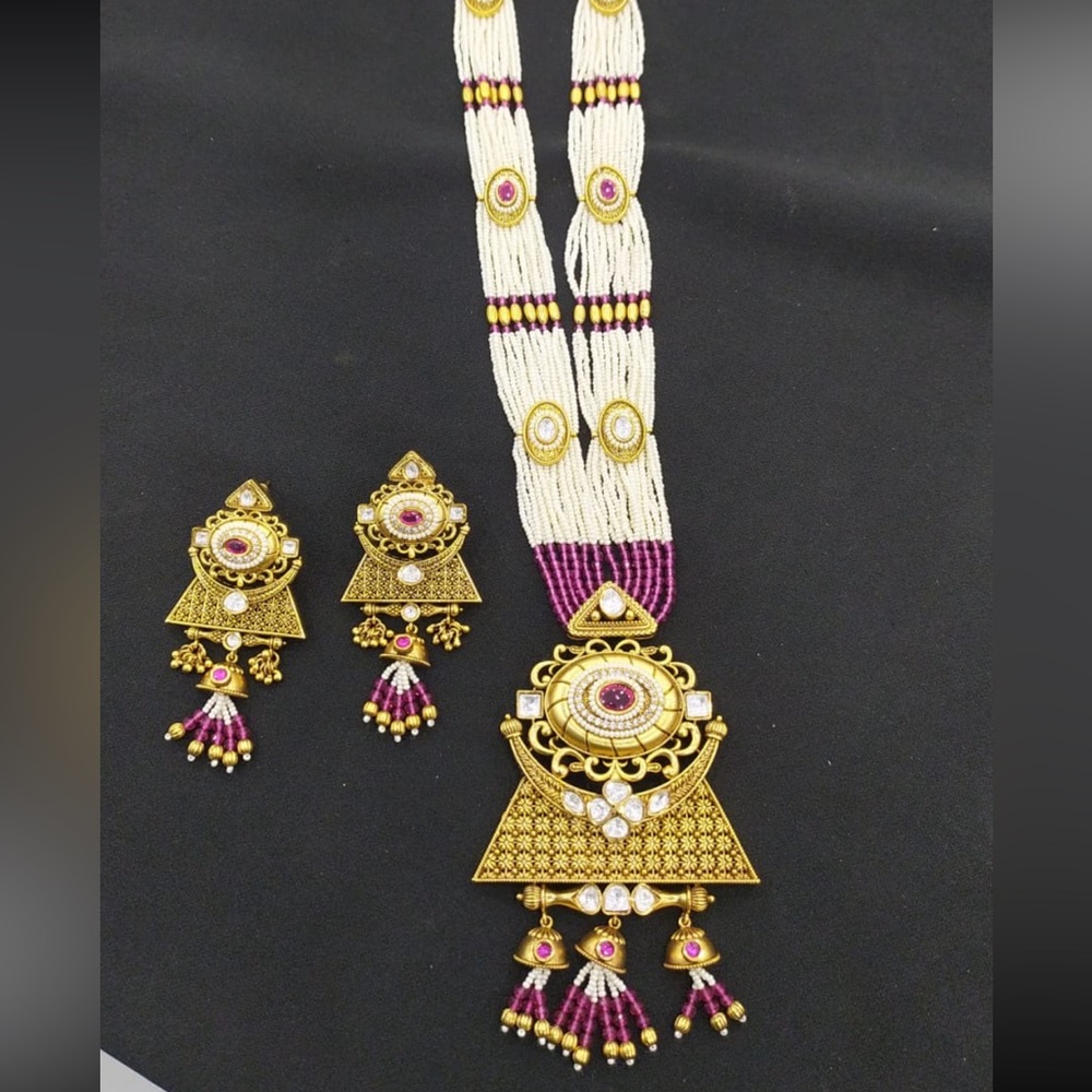 Brass High Gold Antique Pendal Set